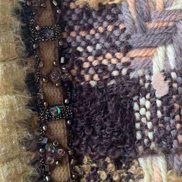 Cynthia Rose Women's Knit Tweed Blazer - Picture 4 of 5